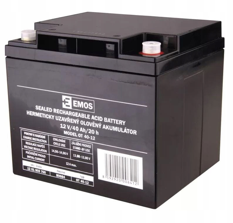 Akumulátor Emos 12V 40mAh
