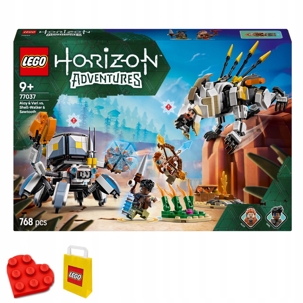 Lego Horizon Adventures 77037 Aloy a Varl versus Shell-Walker a Pilosab