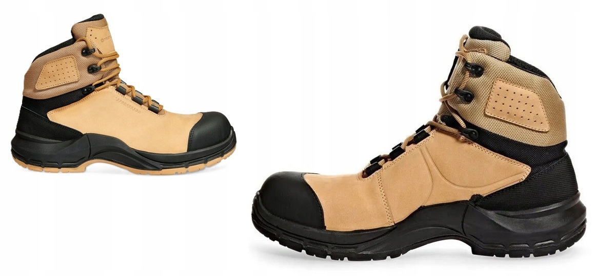 buty robocze s3 lekki podnosek R. 42 trzewiki skóra Protektor Construct 42