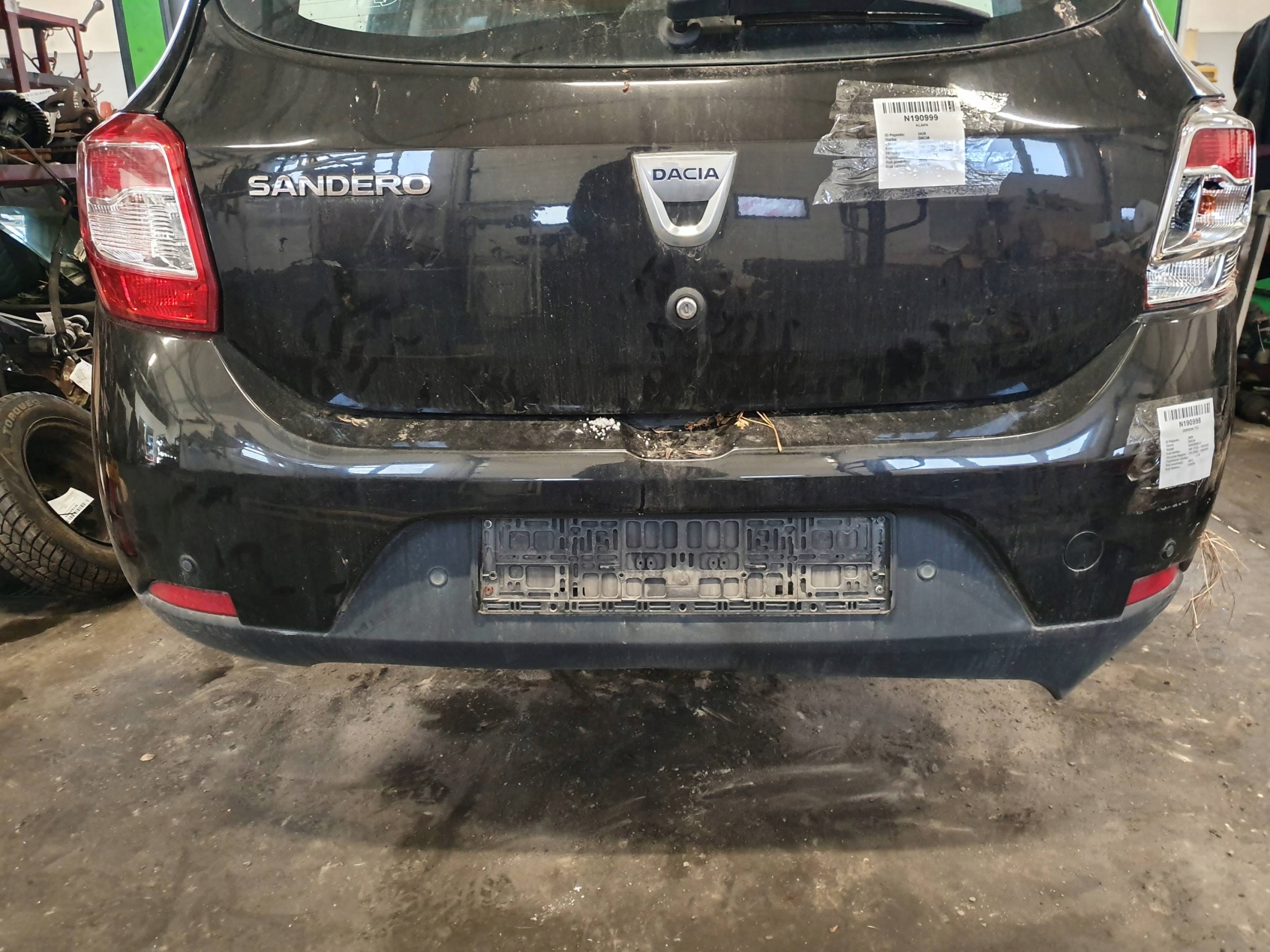 bumper rear part NV676 PDC DACIA SANDERO II