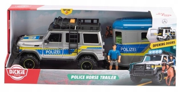 Auto Policja Dz/sw Przyczep 42X17X13 Mercedes 6