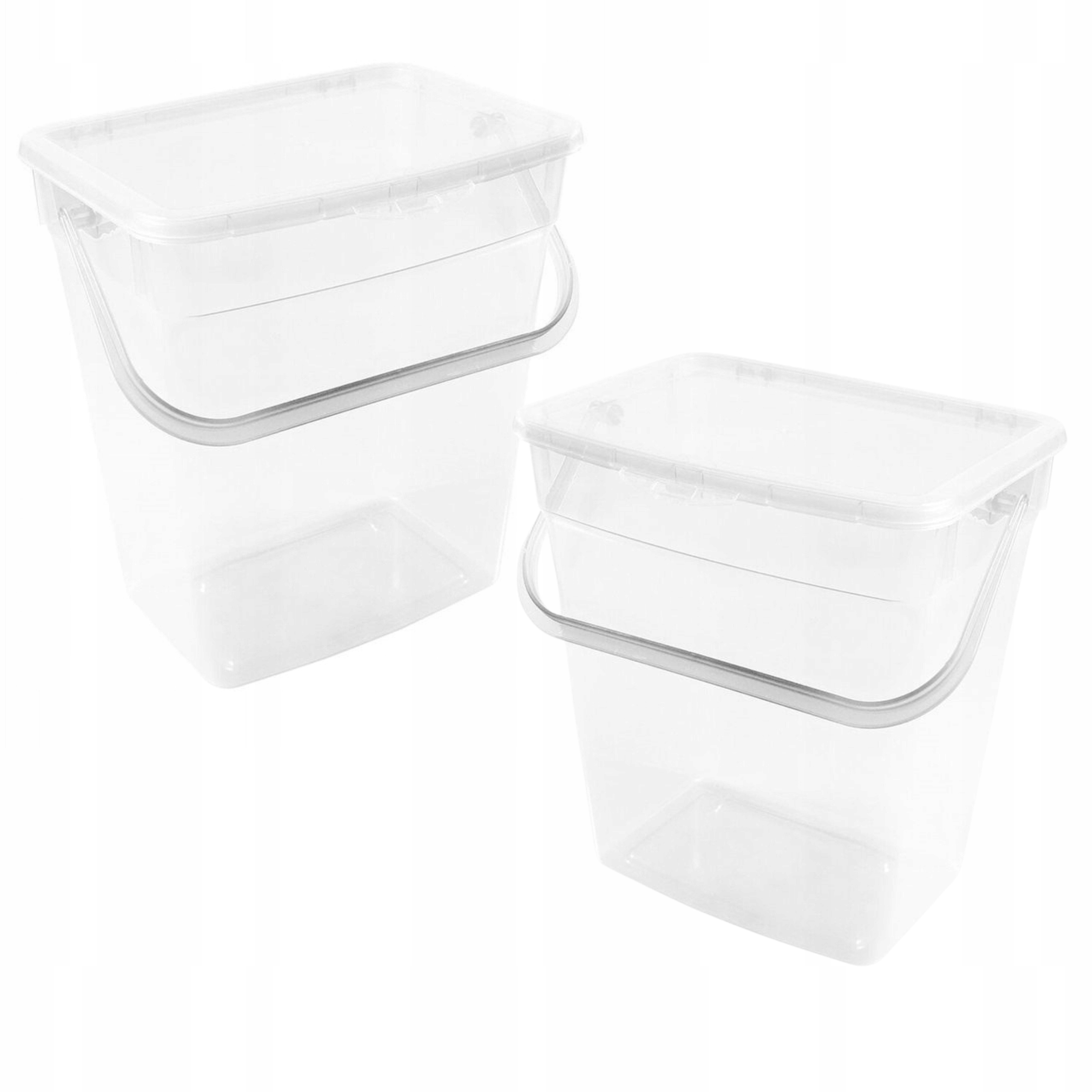 

Wiaderko Pojemnik Proszek Transparentny Prania 6L