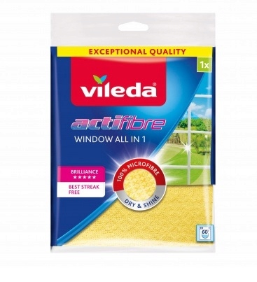 

Vileda ściereczka okienna actifibre żółta