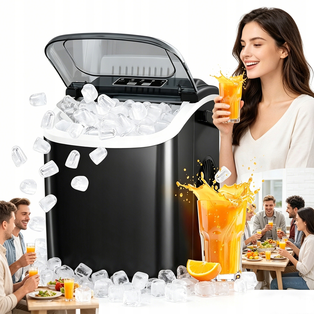 Výrobník Ledu, Přenosný Dům, Automatické Čištění, 1,3 L