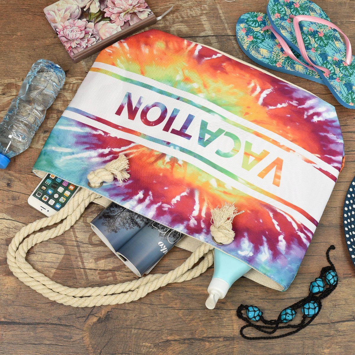 Duża torba plażowa torebka summer na lato pojemna Marka inna