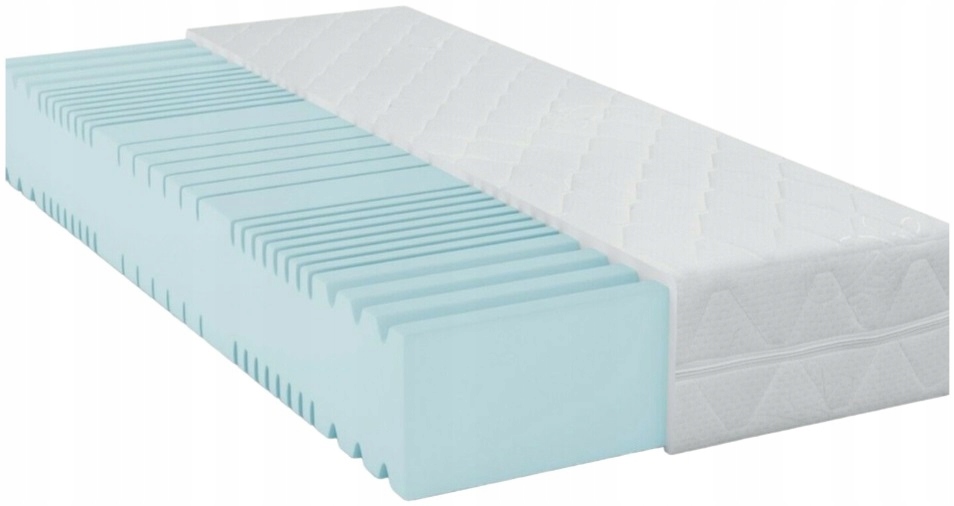 Matrace 120x200 Pěnový tvrdý Silver Wave oboustranný H4 Max