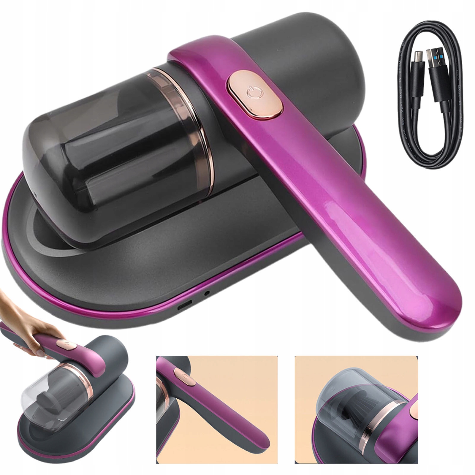 Vysavač pro roztoče s Uv-c 10000Kpa ruční, účinný