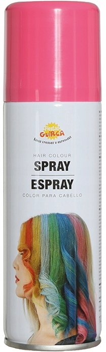 

Zmywalna Farba do Włosów Spray Lakier Różowa 125ml