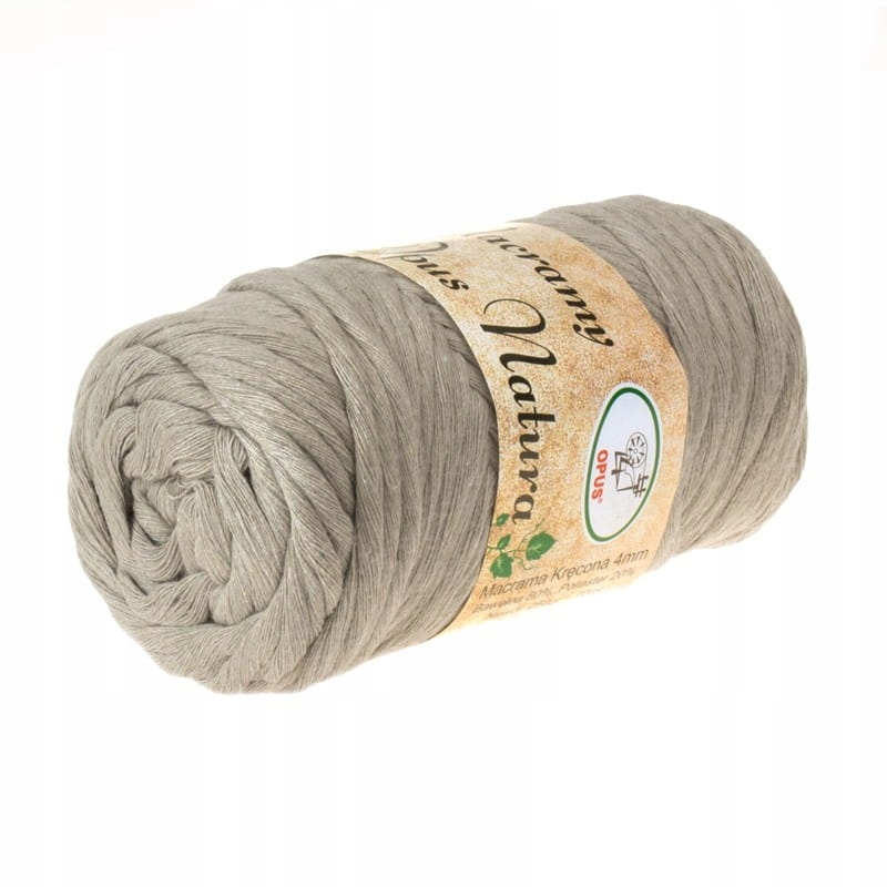 Sznurek do makramy Opus twisted skręcany 4mm, 70m, 123, do rozczesywania