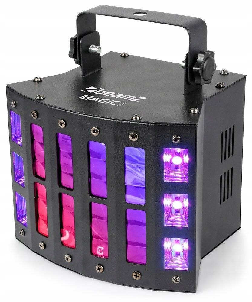 Reflektor DERBY LED STROBO DMX pilot Mobilny DJ Model Magic 1