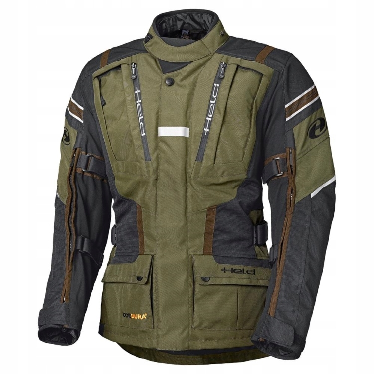 Held Hakuna 2 adventure textilná bunda khaki/čierna
