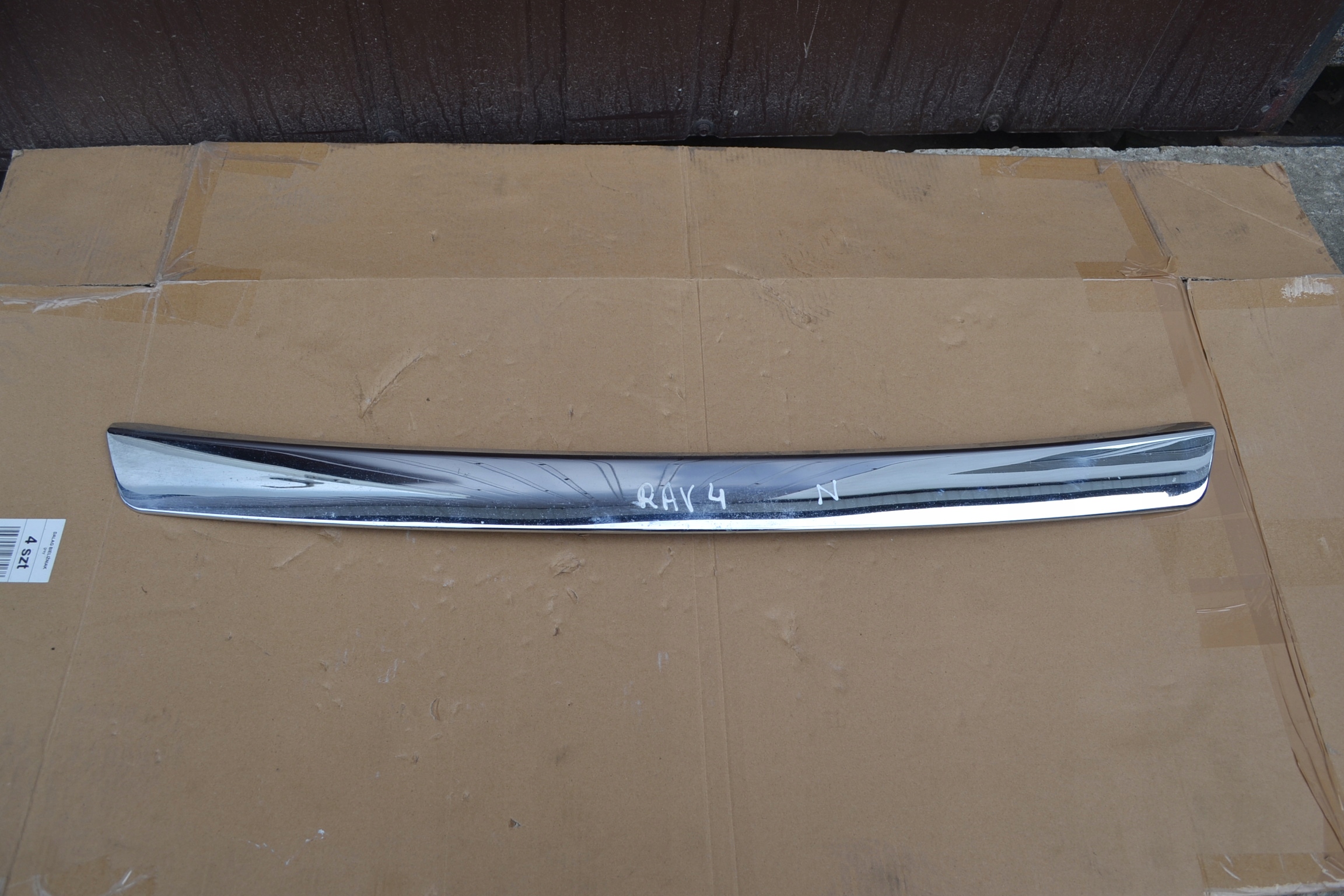 TOYOTA RAV4 RAV-4 CHROM moulding for SPOILER bumper front