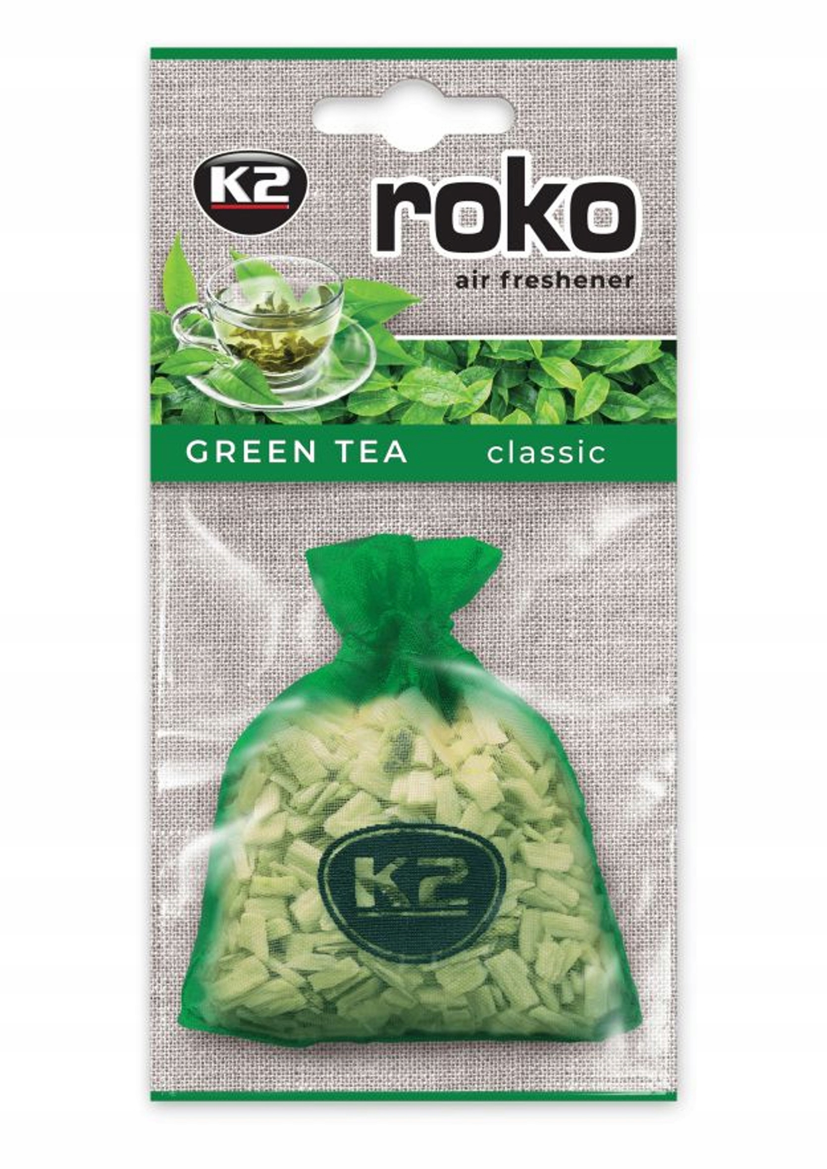 

K2 Roko Green Tea Zapach Samochodowy W Woreczku
