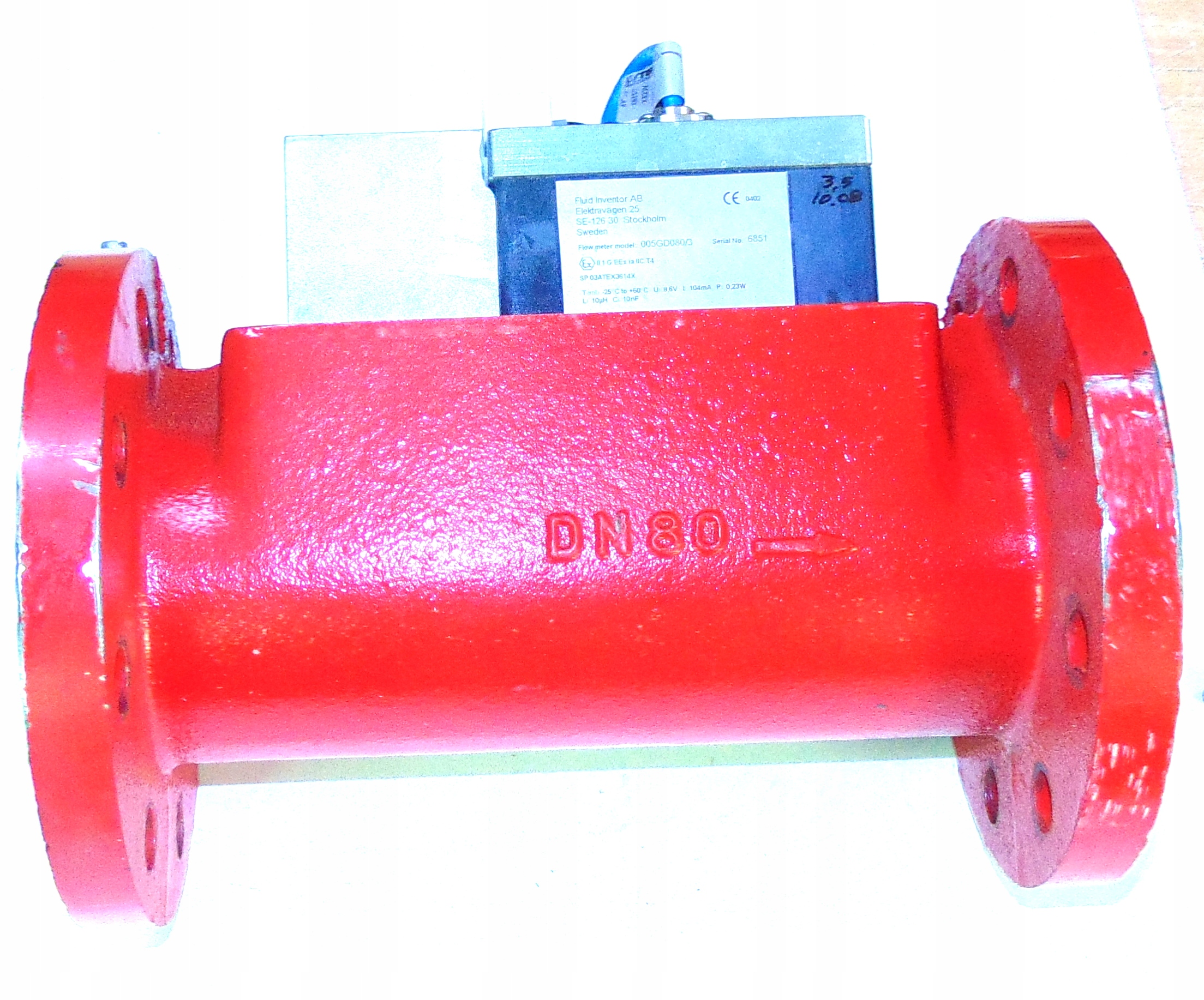 Merač Prietoku Plynu Esters Elektronik