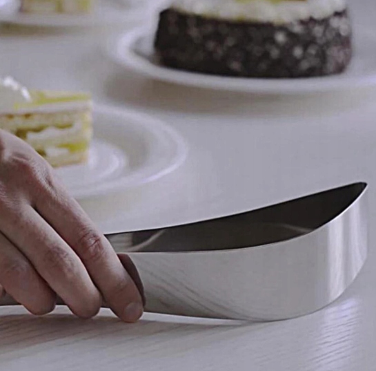Łopatka nóż do krojenia tortu ciasta stalowa 25 cm Marka inna