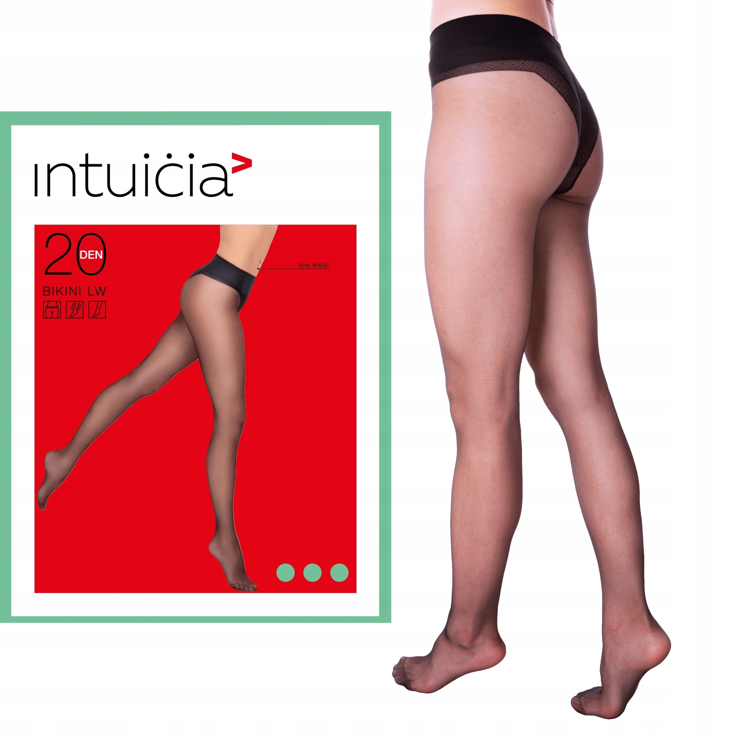 

Rajstopy Bikini Lw Niska Talia 20 Den Intuicia r.2