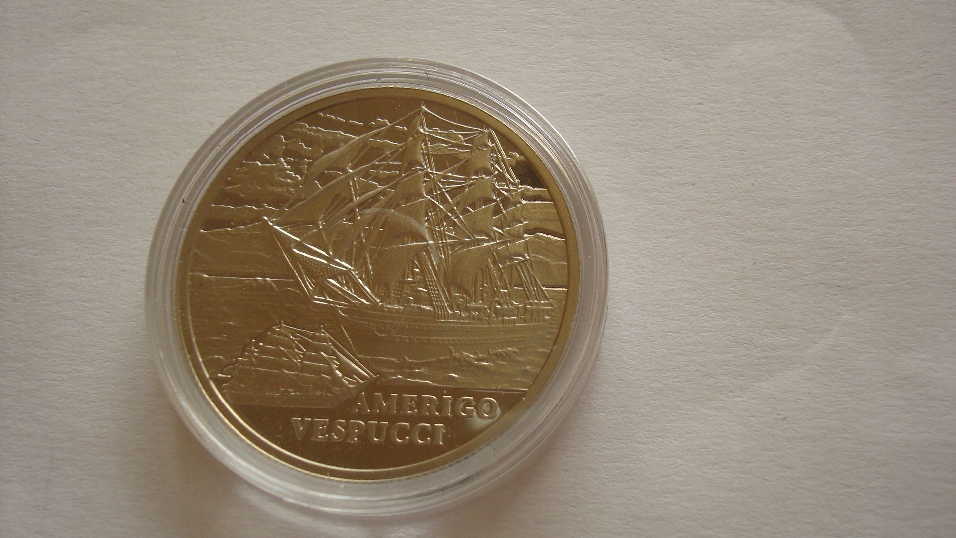 Moneta Białoruś 1 rubel 2010 Vespucci