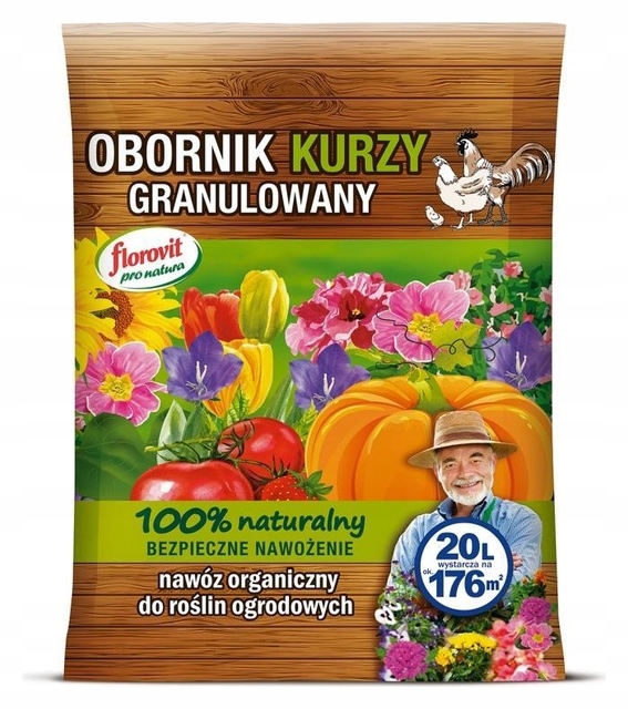 

Florovit pro natura obornik granulowany kurzy 20L