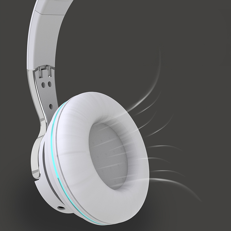 SŁUCHAWKI BEZPRZEWODOWE H2 BLUETOOTH MP3 NAUSZNE MIKROFON RGB DLA DZIECKA Mikrofon tak