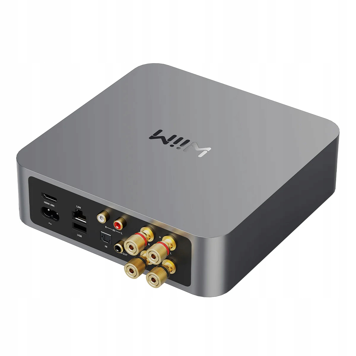 WiiM AMP CIEMNOSZARY - STREAMER WZMACNIACZ | WIFI | AIRPLAY2 | BLUETOOTH Wysokość produktu 6 cm