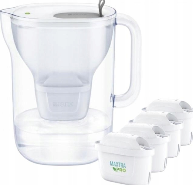Dzbanek Brita Style PF XL + 4 filtry MAXTRA PRO Pure Performance szary