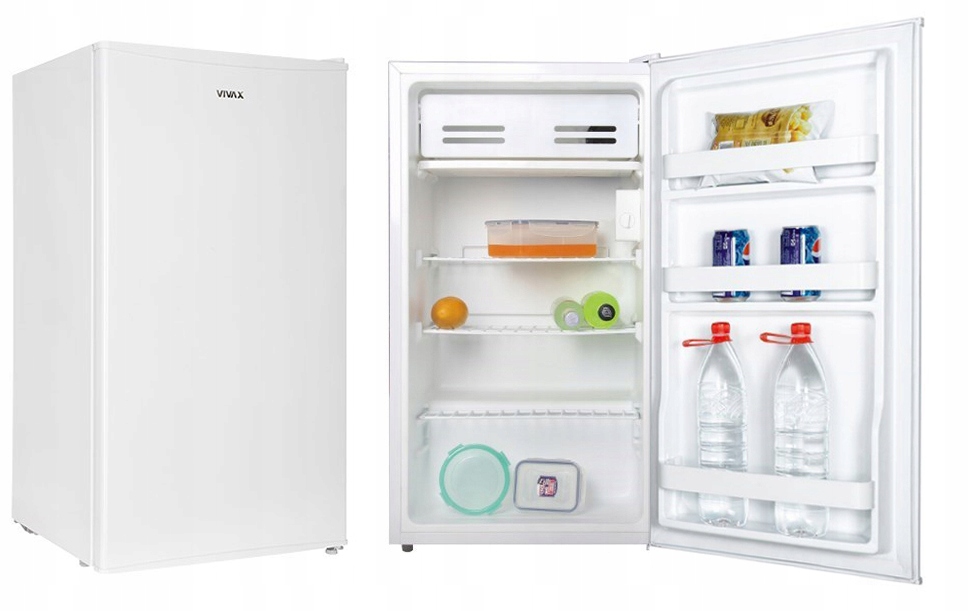 Dobra Mała Lodówka Hotelowa Biurowa Podblatowa 85cm Biała Pojemna Tania