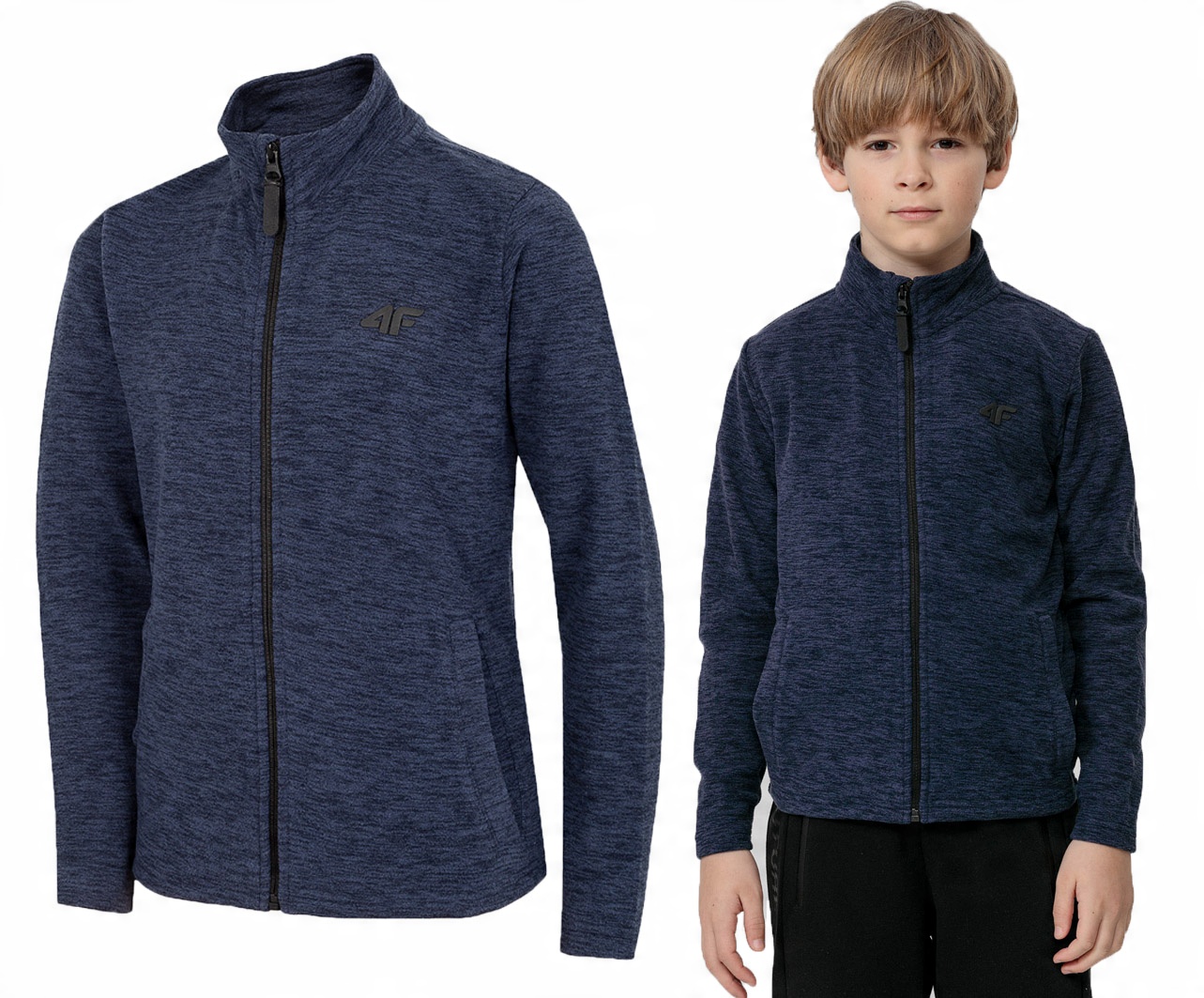 

Polar chłopięcy na zamek 4F JPLM001 bluza 158