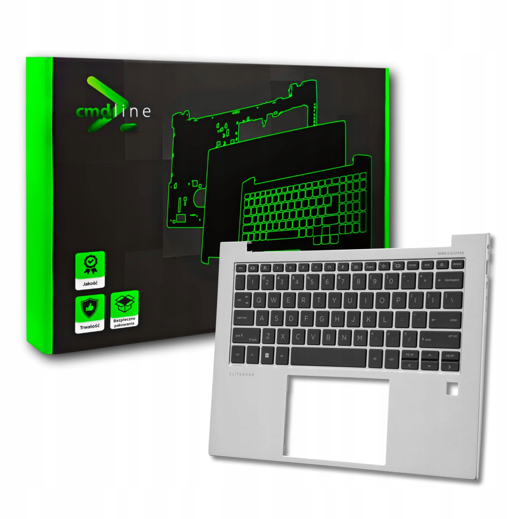 Palmrest Klawiatura Do Hp Elitebook 840 845 1040 (G9 G10) Sil Led