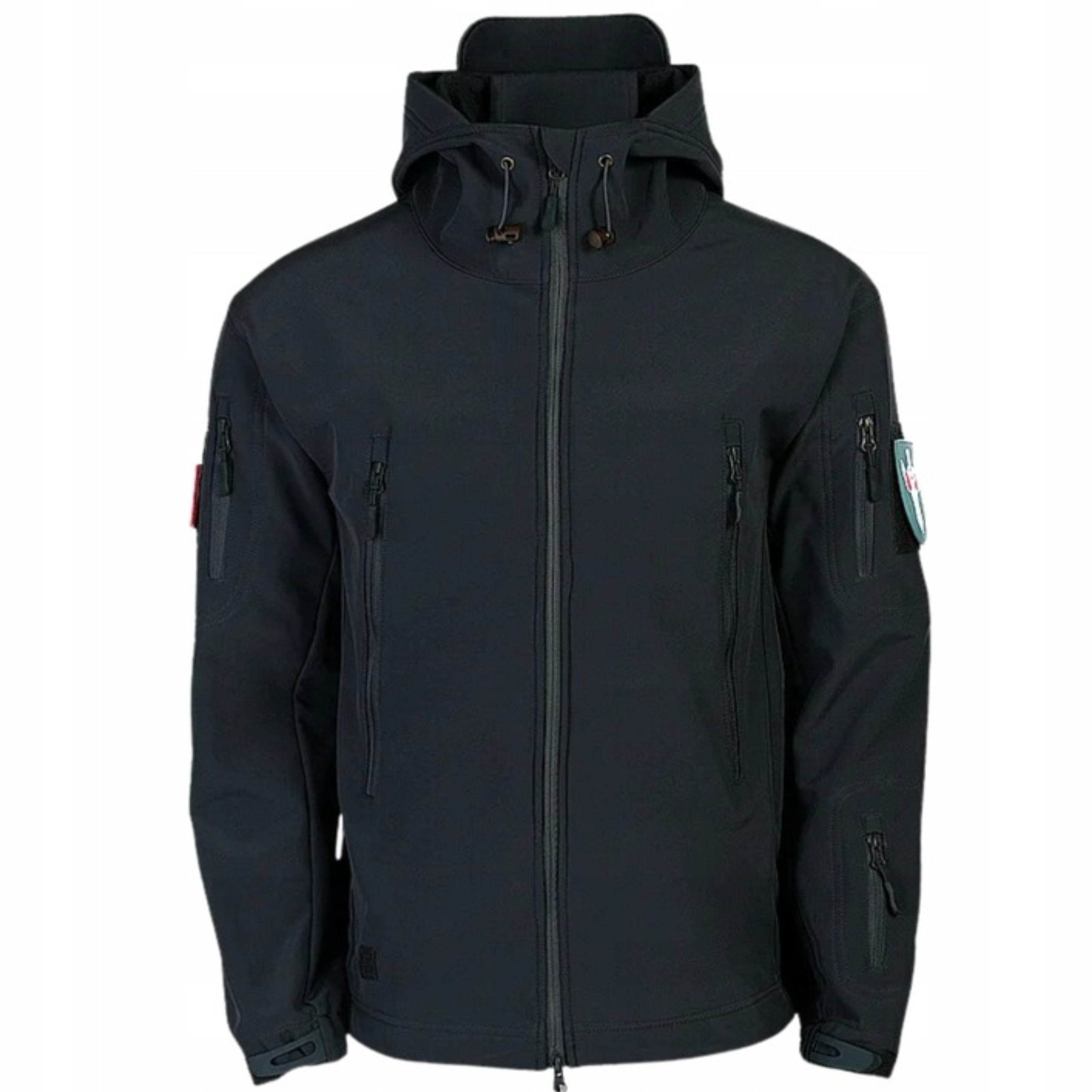 Kurtka męska taktyczna outdoorowa wodoodporna wiatroszczelna z kapturem