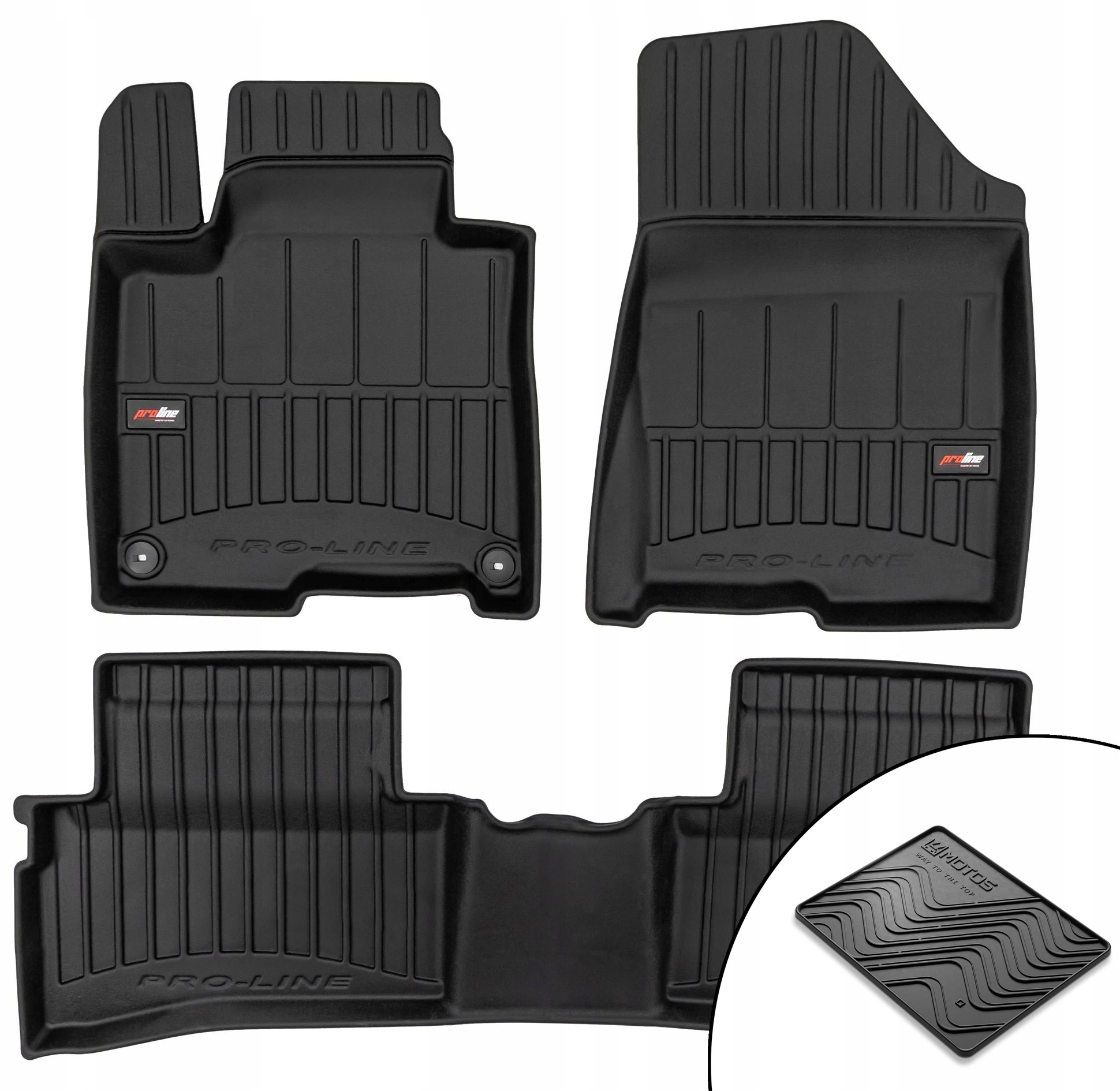 3D gumové rohože Kia Sportage V od roku 2021 rohož zdarma