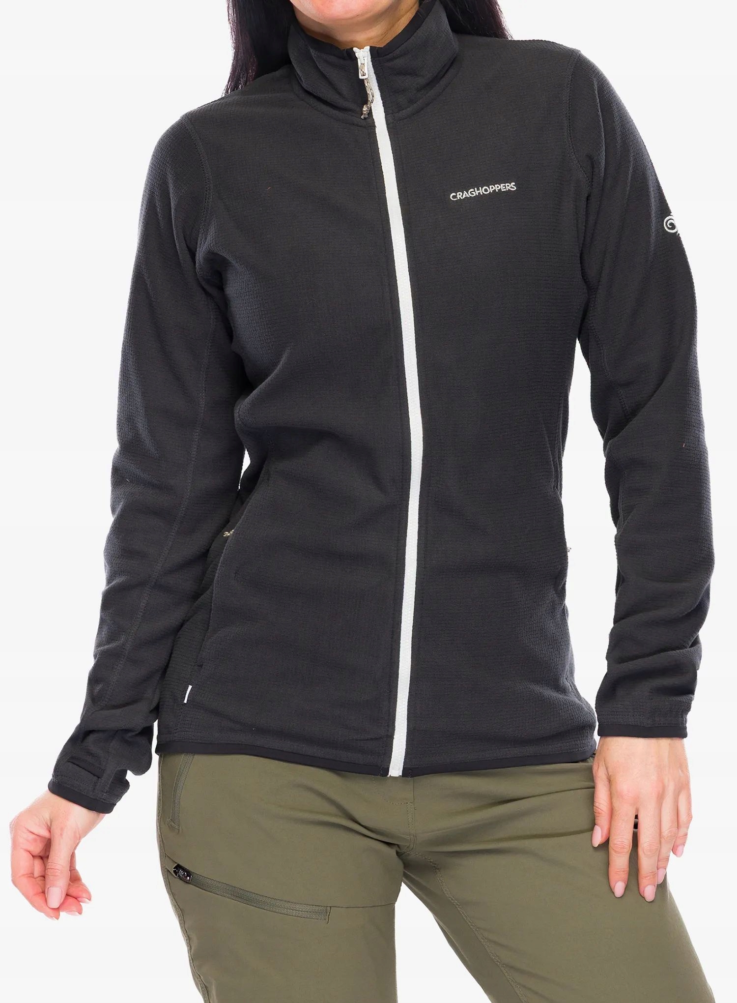 Fleecová Mikina dámské Craghoppers NosiLife Anya Jacket charcoal S