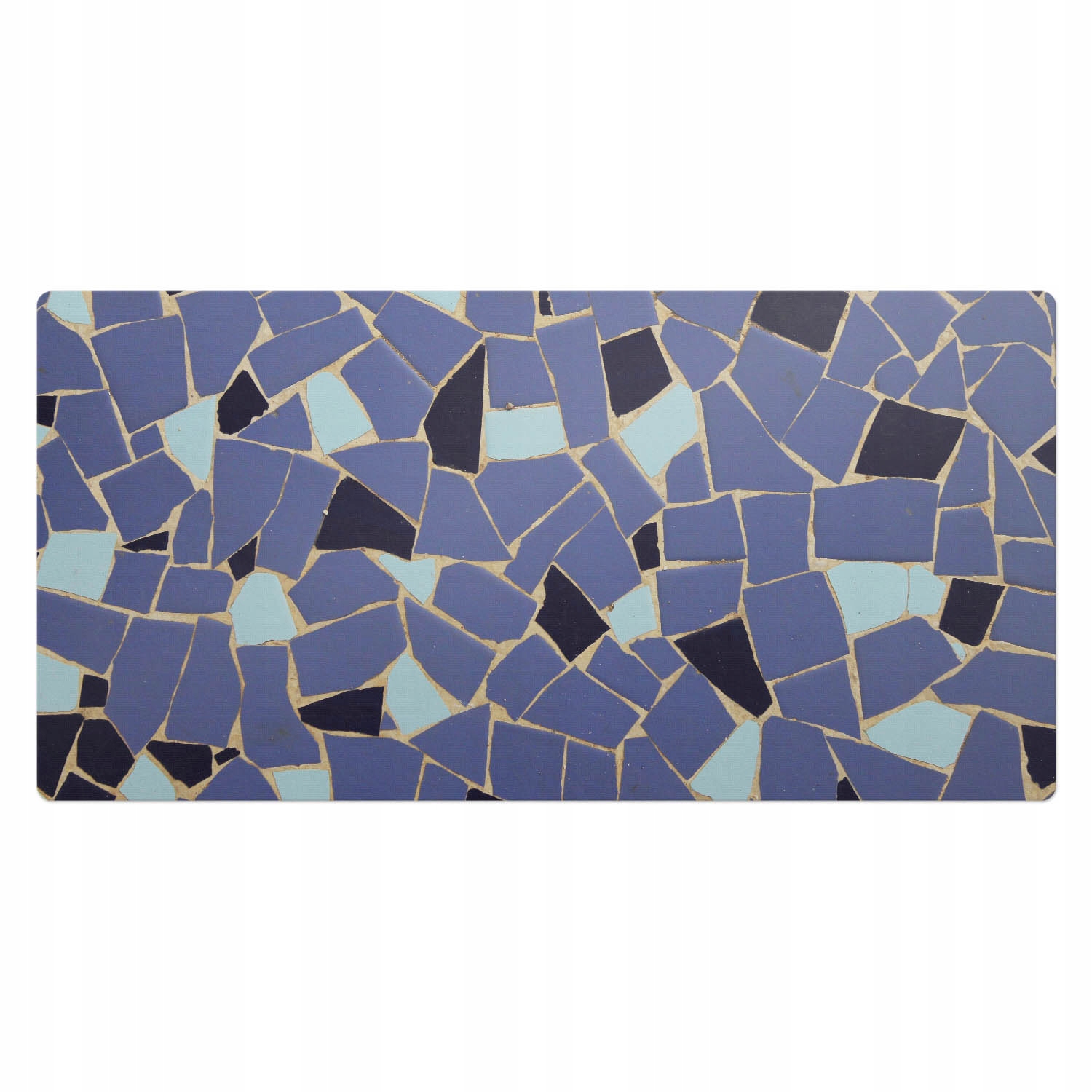 Podložka na psací stůl Tvary ve stylu geometrické mozaiky 100 x 50 cm