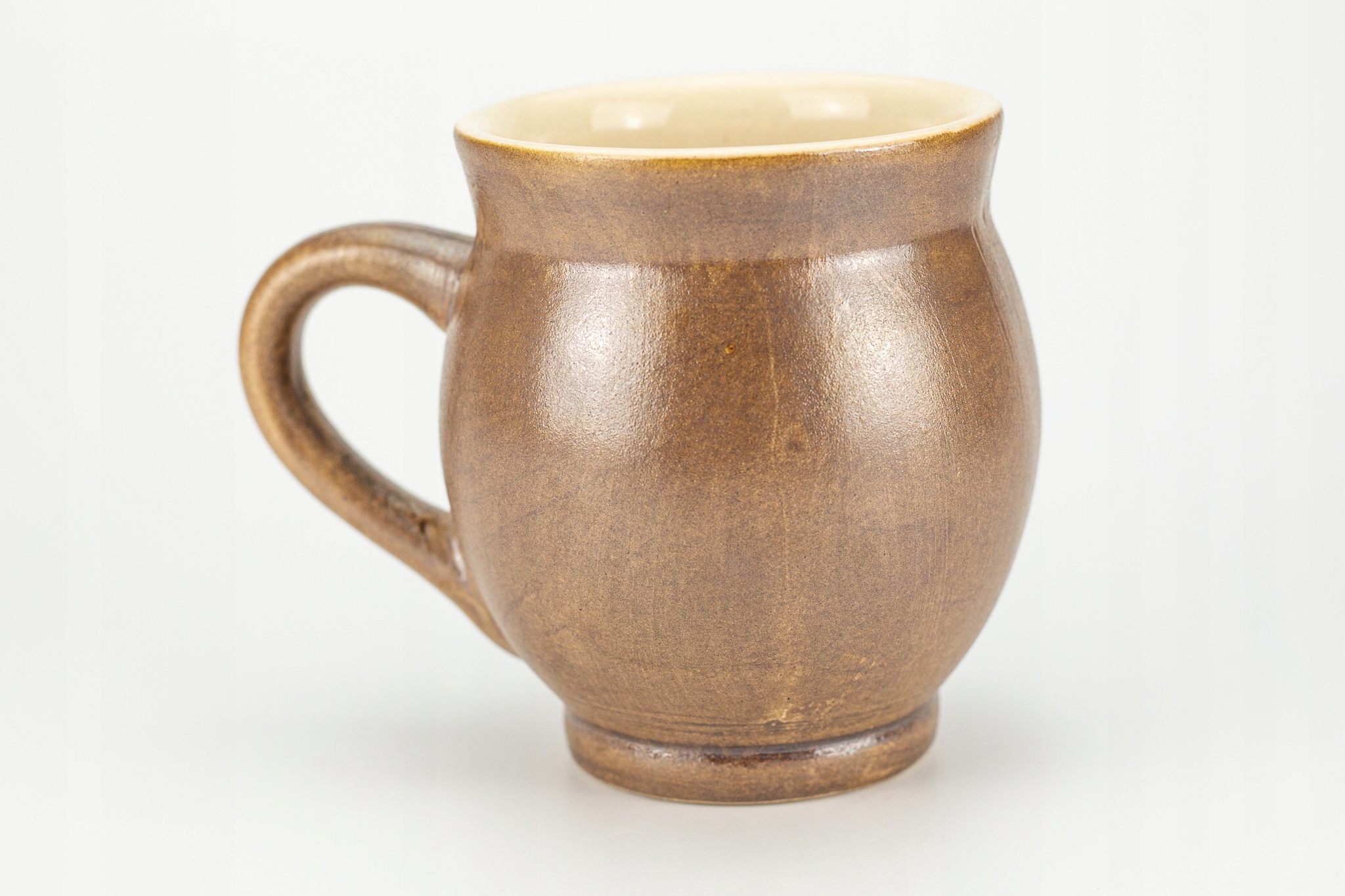 gliniany kubek retro kamionka 0,3L Kołda Będzin