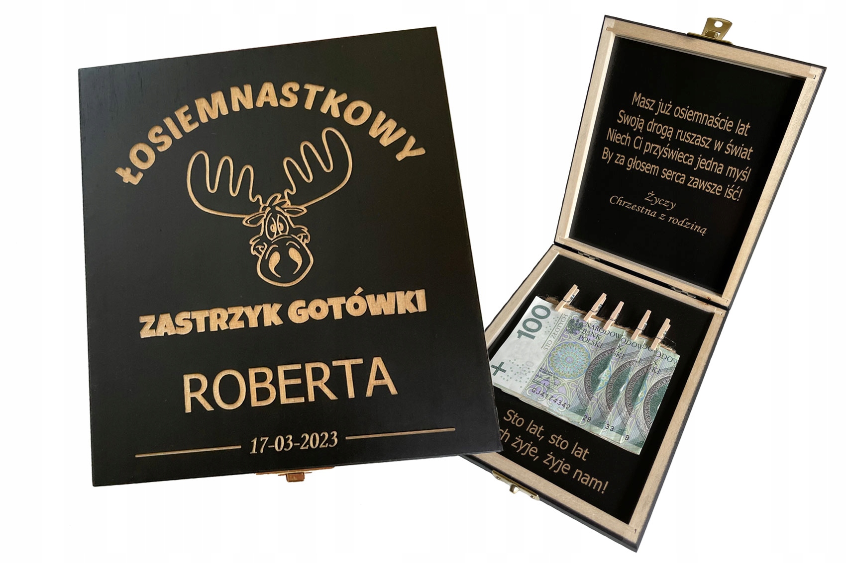 

Zastrzyk Gotówki Pudełko Na Pieniądze 18 -100 Lat