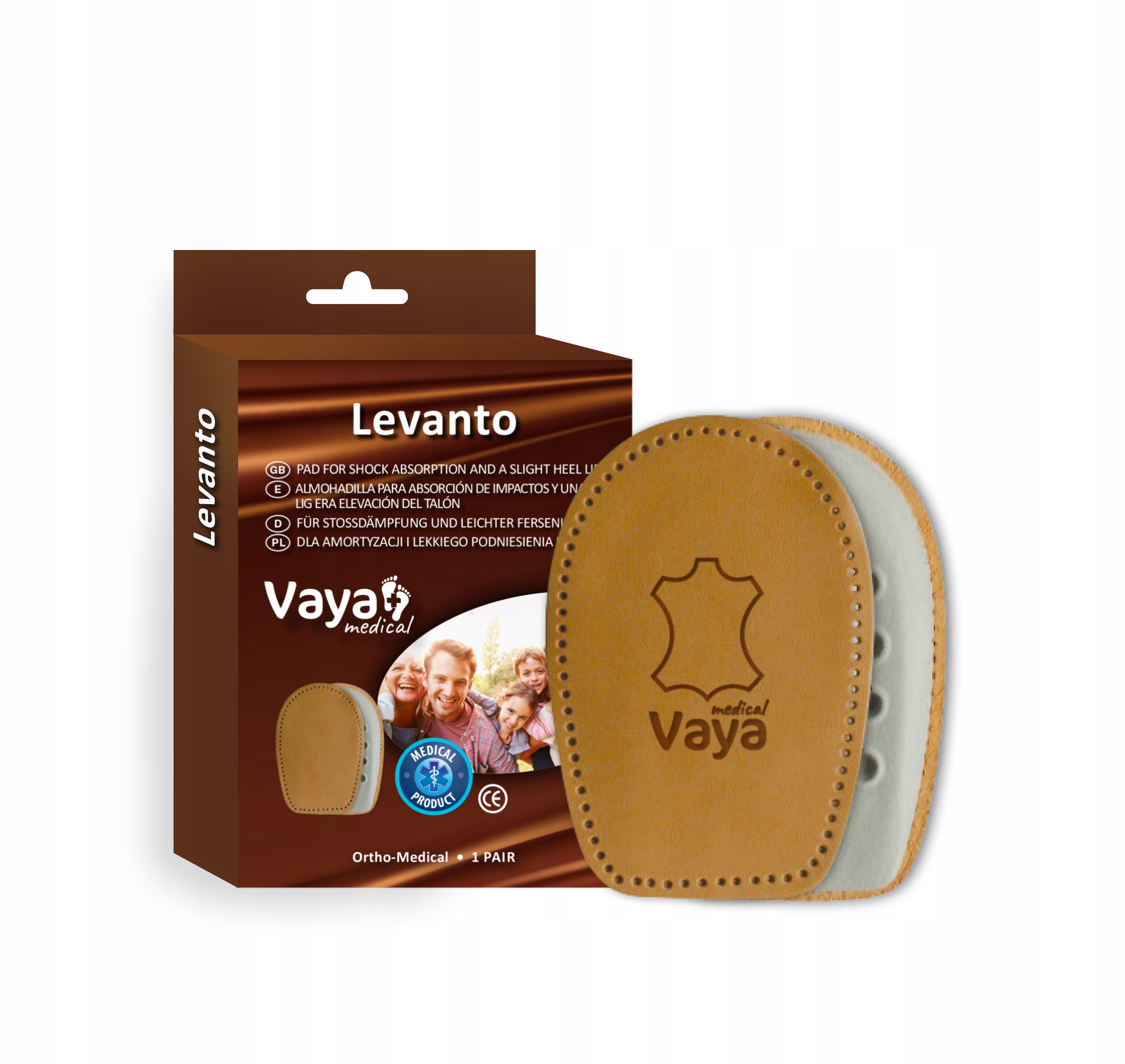 WKŁADKI ORTOPEDYCZNE PODPIĘTKI AMORTYZUJĄCE VAYA