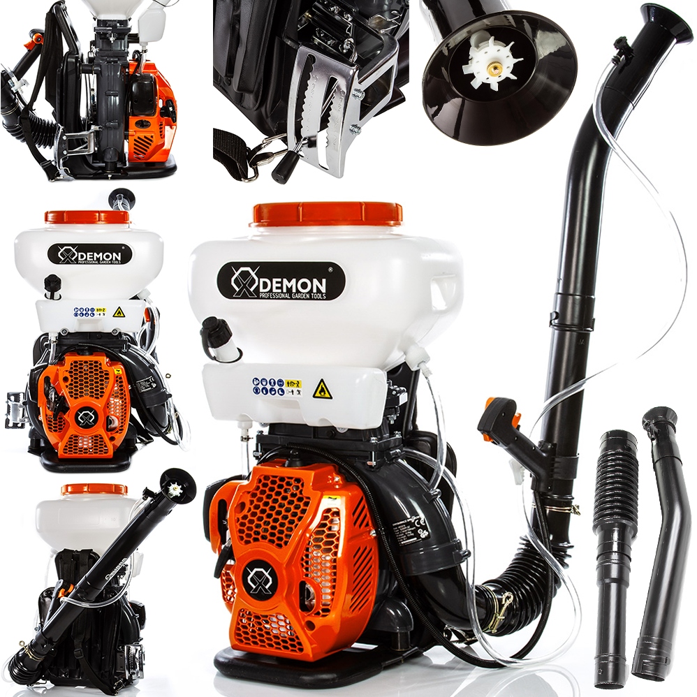 Opryskiwacz Spalinowy Plecakowy Ogrodowy Dmuchawa Siewnik Pompa Demon 16 l