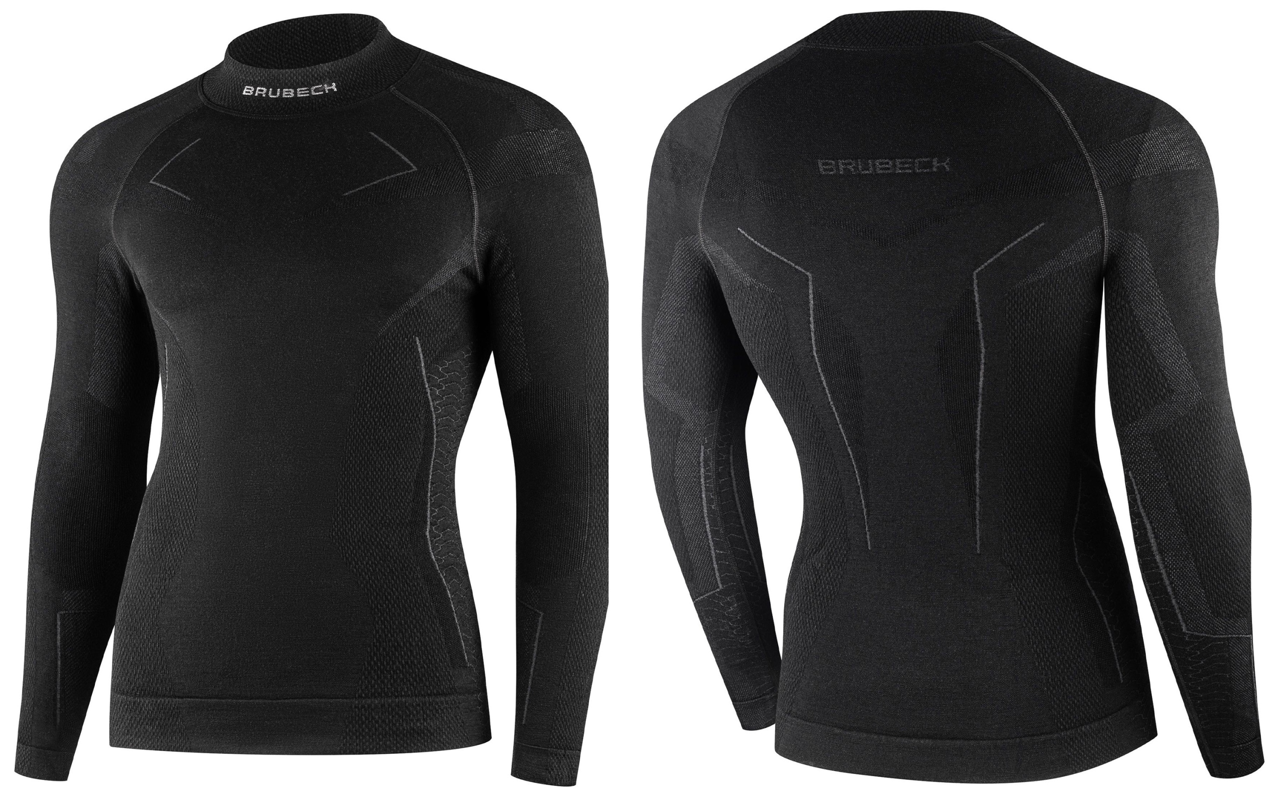 BIELIZNA TERMOAKTYWNA BRUBECK EXTREME WOOL MĘSKA KOMPLET BLUZA+SPODNIE XL Kolor czarny