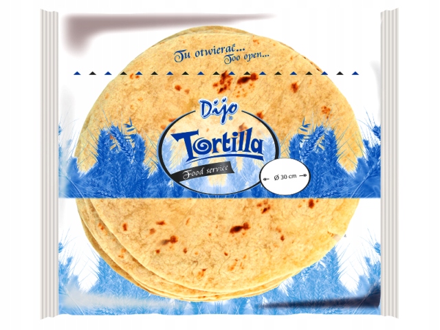 

Tortila Dijo 30 CM 6X18= 108 Szt W Karton
