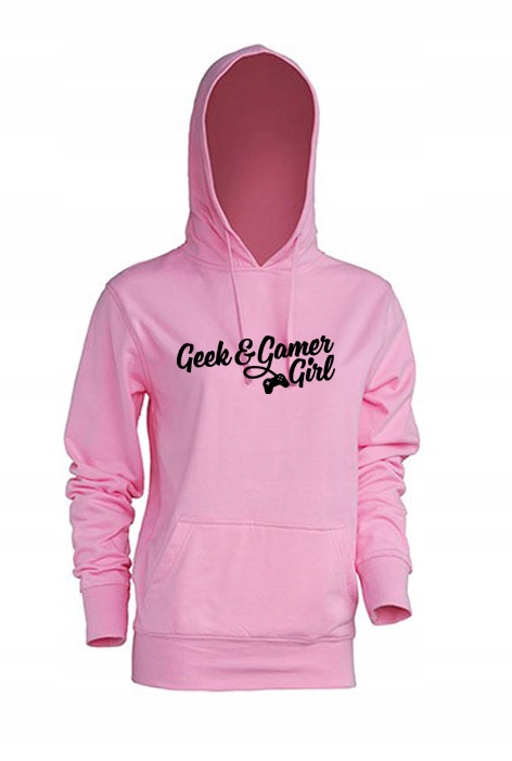 

Bluza Damska z Kapturem Geek and Gamer Girl2XL