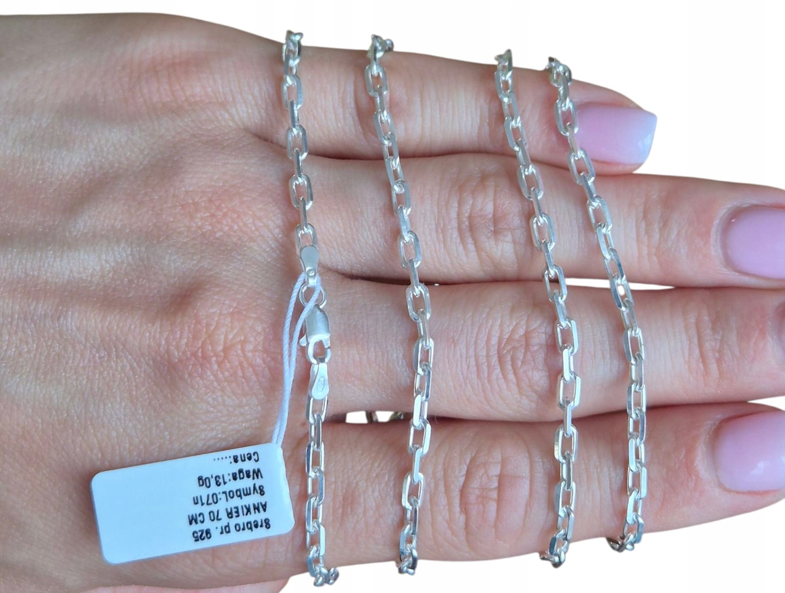 Stříbrný Řetízek Ankr 70 CM Dámský Pánský Stříbro Ze Stříbra Pr 925