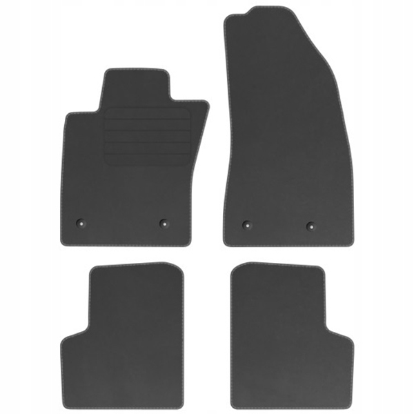 Jeep Renegade 14-18 Koberce velurové Comfort Grafit