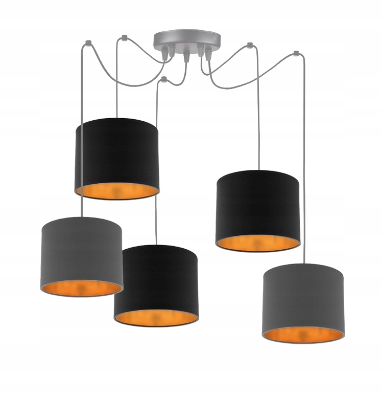 

Lampa Pająk Wisząca Led Loft Edison Spider Mirror