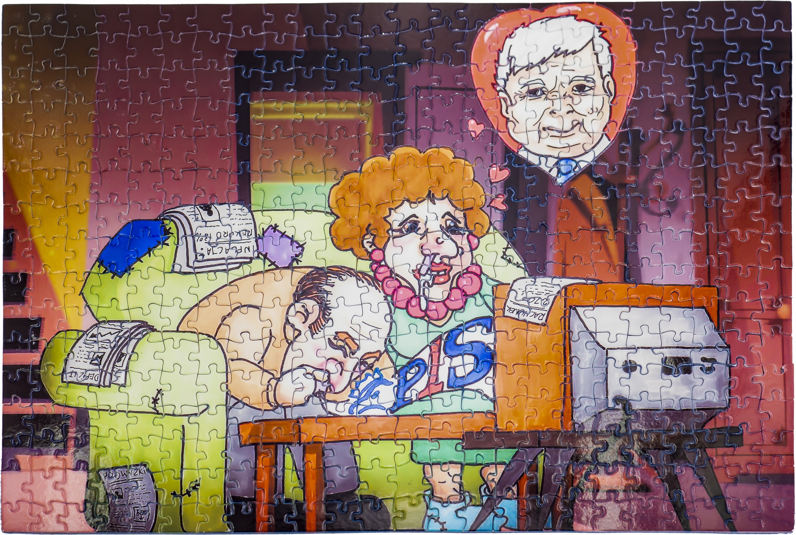 

Puzzle Ćpuny Ćpaj PiS Wciągają Pasek TVPiS Jbć PiS