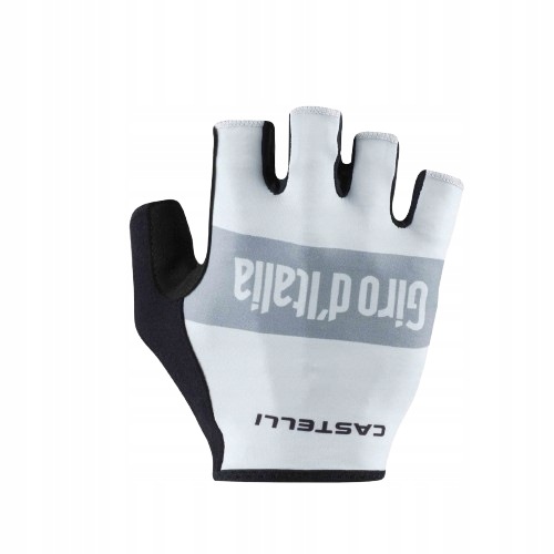Cyklistické rukavice Castelli Giro 3 XXL bílé