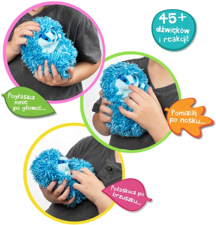 KULISIE PLUSZ INTERAKTYWNY NIEBIESKI BORSUK EPEE Marka Epee