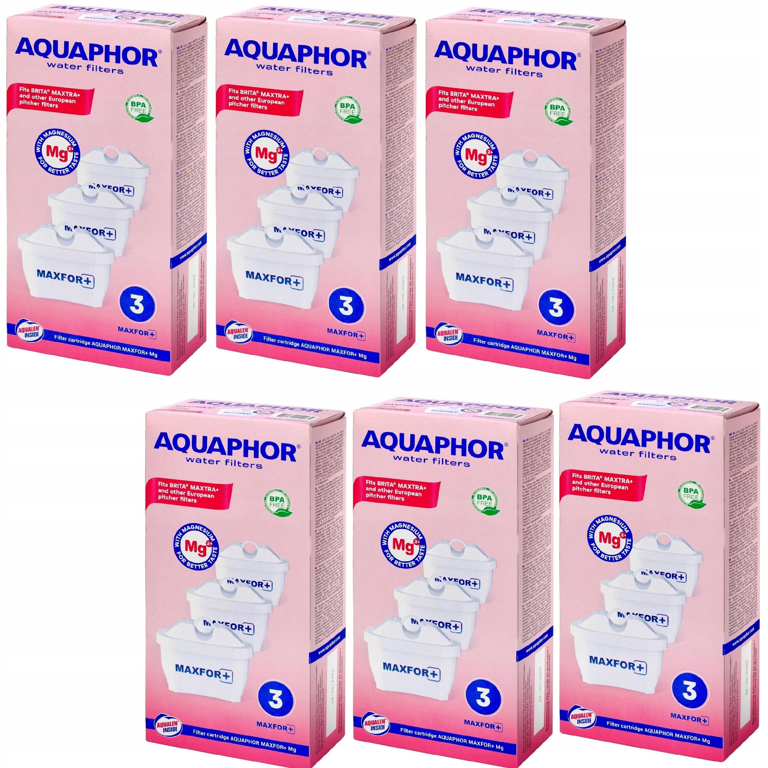Aquaphor Maxfor+ Mg 18 ks Vláknitý filtr Aqualen, Hořčík