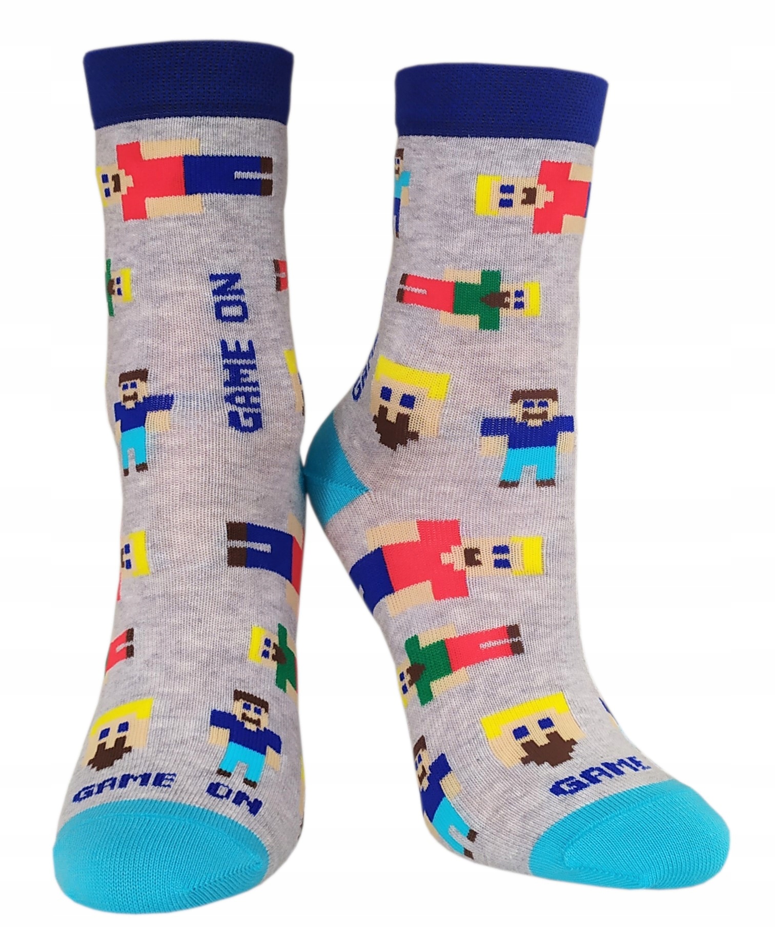 

Skarpety Krebo Kolorowe Ludziki Minecraft 31 34