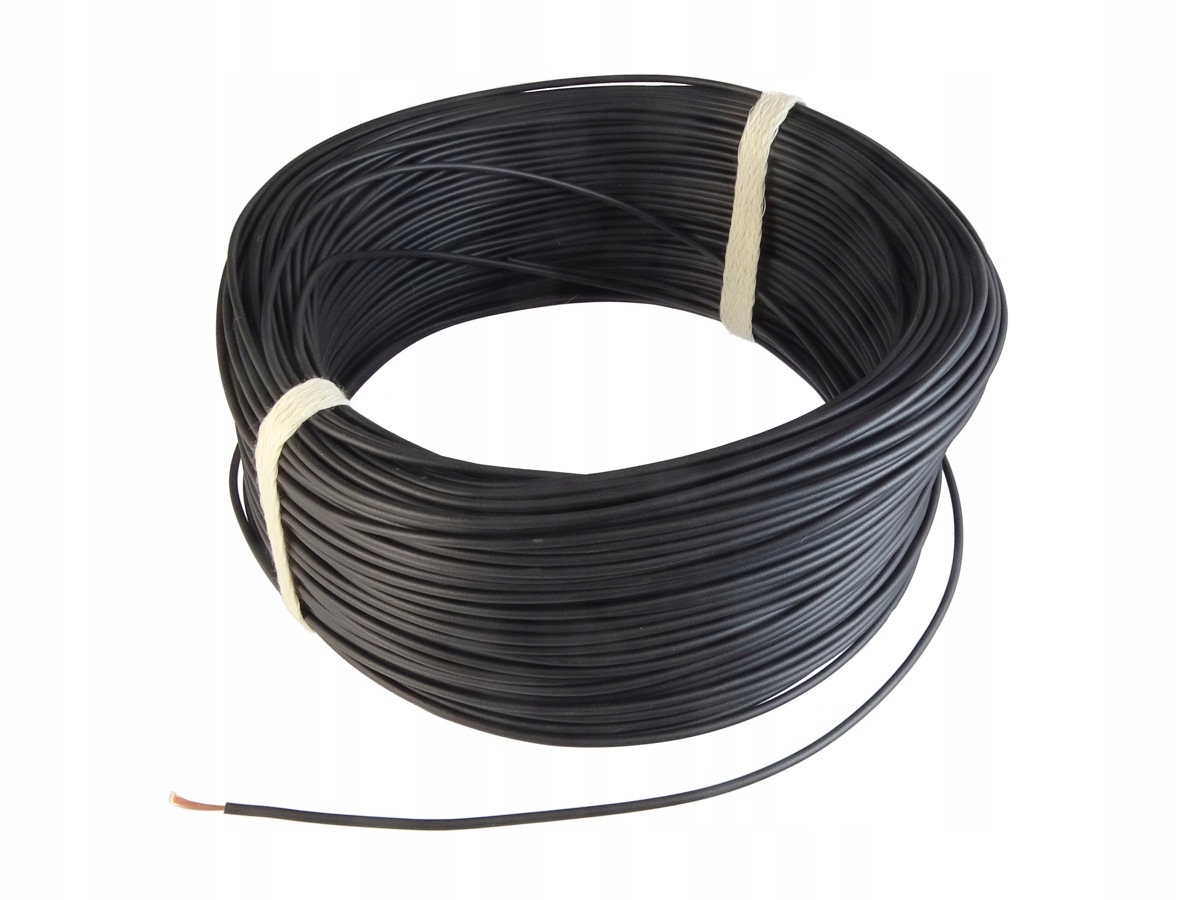 Instalační kabel Lgy 1mm² H05V-K Texsim černý (role 100 m)