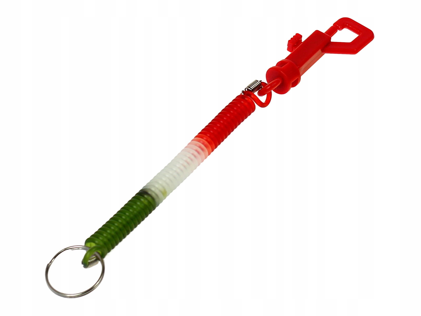 

Smycz ze sprężyną, brelok do kluczy 20cm czerwony