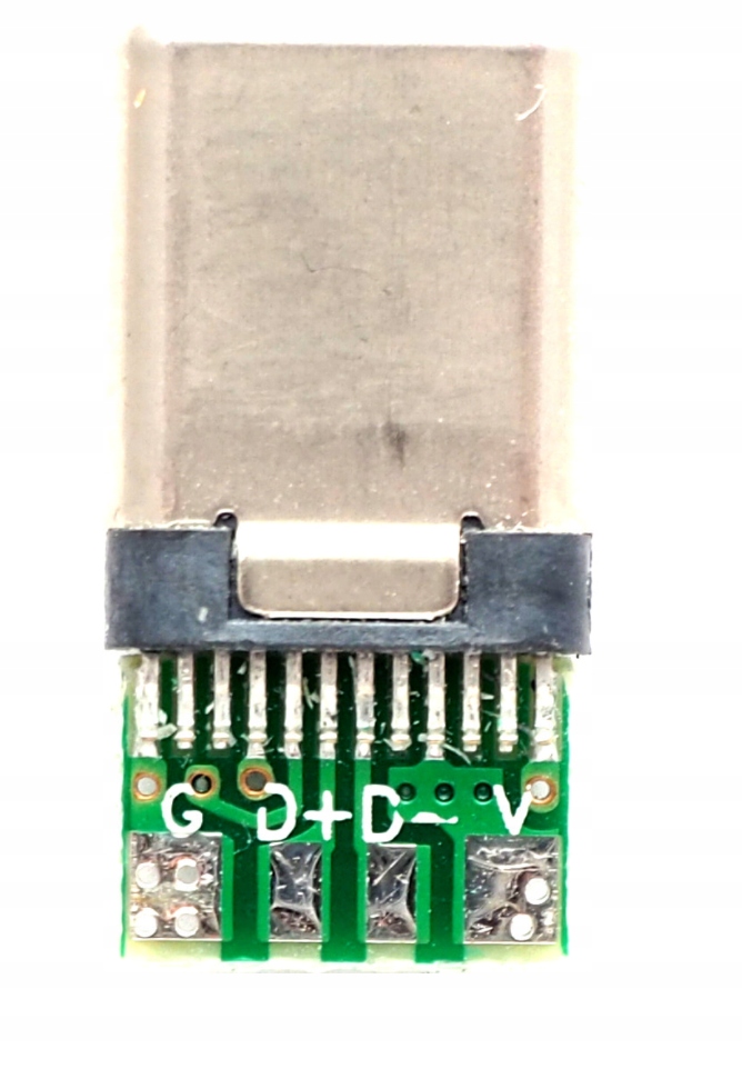 GNIAZDO USB typ C 3.1 MĘSKIE NA PCB